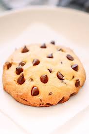 These are truly no fuss…you can literally dump everything in the mixing bowl and they will turn out perfect every time. Low Sugar Chocolate Chip Cookie For One Recipe