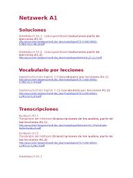 Description download netzwerk a1 kursbuch free in pdf format. Netzwerk A1 Materialien Online