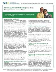 C.17 provides that a person entitled to practice law in ontario as a barrister and solicitor is ex officio a commissioner for taking affidavits in ontario. Enduring Power Of Attorney Fact Sheet Nidus Personal Planning