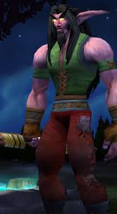 Google searching has proved awkward as most of the results show for drow. Night Elf Black Hair Turtle Wow