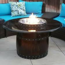Hand Made Wine Barrel Propane Fire Pit Ships From San Diego Wine Barrel Fire Pit Barrel Fire Pit Wine Barrel