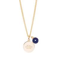 Not All Who Wander Enamel Disc Charm Necklace Tilly Sveaas Jewellery Disc Charm Silver Jewelry Design Find Jewelry