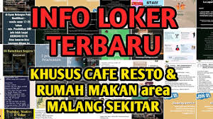 Check spelling or type a new query. Info Lowongan Pekerjaan Terbaru 2021 Khusus Area Malang Raya Sekitar Cafe Resto Rumah Makan Youtube
