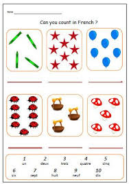 French Worksheet About Numbers Primary Resources Ks1 Ks2 Learn The Numbers 1 To 10 In French Learn To French Worksheets Learn French French Learning Activities