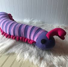 Black And Yellow Striped Millipede Purple Millipede Plush Millipede Toy Plush Bug Plush Insect Centipede Stuffie In 2020 Millipede Centipede Post Animal
