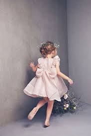 Nellystella Pink Bow And Ballet Slippers Cute Flower Girl Dresses Flower Girl Dresses Little Girl Dresses