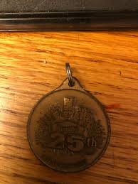 Rare 1953-1978 25th Anniversary, Denny’s Restaurants, Medal Coin Fob