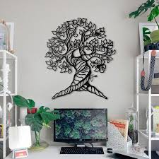 Decoration Metal Arbre De Vie Decoration Decoration Murale 3d Decoration Murale