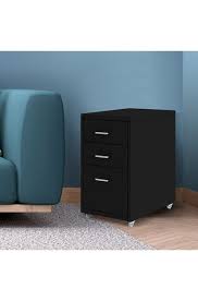 Mdf and veneer , like walunt wood veneer , cherry wood veneer and so on. Shop 3 Drawer Filing Cabinet Storage Home Office Organiserblack Levede Online 1 Day Co Nz