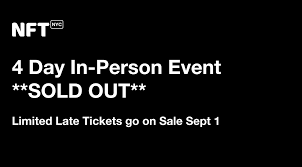Nft Nyc On Twitter Update Regular Vip And General Admission Tickets To Https T Co 1irdlhe1py 2021 Are Now Sold Out A Limited Number Of Late Vip And Late General Admission Tickets Will Go On Sale