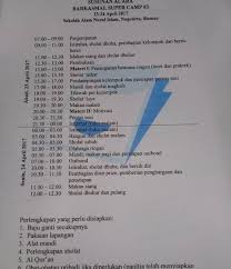Jul 20, 2011 · tak lupa kami ucapkan terima kasih yang setulus tulusnya pada hadirin yang sudah berkenan memenuhi undangan kami. Barkasmal Susunan Acara Super Camp Besok Ahad 23 24 Facebook