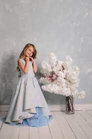 Blue Tutu Dress Junior Bridesmaid Dress Birthday Outfit Baby Girl Baby Blue Dress Princess Dress Open Back Dress Handmade Products Amazon Com