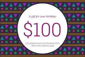 Birthday gift card template printable. Patterned Birthday Gift Certificate Template Lucidpress