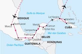 Le temps de vol entre fort de france (fdf) et mexico city (mex) est d'environ 9h 9m pour une distance d'environ 4077 km. Circuit Cuba Mexique De Mexico A La Havane 18 Jours Salaun Holidays
