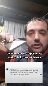 2 opciones para colocar las tapas en los caños de frente de rejas #reja  #herreria #mercadolibre #envios