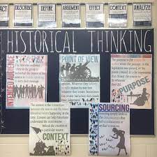 Historical Thinking Posters History Classroom Decorations Historical Thinking History Teacher Classroom