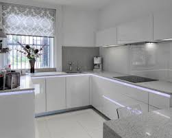 High Gloss Magnolia And Wild Oak Kitchen Gloss Kitchen Cabinets Kitchen Cabinets For Sale High Gloss Kitchen Cabinets