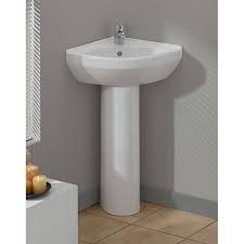 Cheviot Petite Corner Pedestal Sink C944 Corner Pedestal Sink Bathroom Sink Corner Sink Bathroom