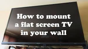 Mark the location on the wall where you want to install the mount for the flat screen tv. How To Install 60 Inch Flat Screen Tv Stand With Mount To Wall Rotating Pivots Swivel Brackets Video Youtube