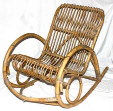 Vintage Mid Century Modern Rattan Bamboo Rocking Chair Rocker Awesome Rocking Chair Chair Rattan