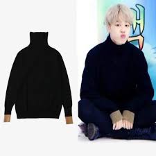 Bts Jimin Turtleneck Sweatshirt Turtleneck Sweatshirt Turtle Neck Bts Jimin