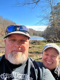Hiking with Rhett at Standing Stone Park in TN.