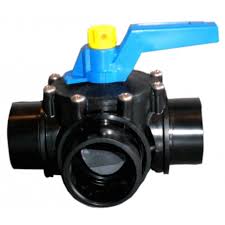 Vanne Pvc 3 Voies Manuelle A Coller