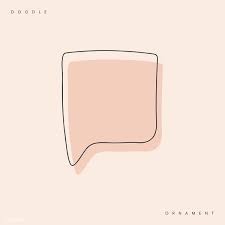 Download Premium Vector Of Pastel Pink Speech Bubble Doodle Vector 897121 Abstract Graphic Design Speech Bubble Bubbles