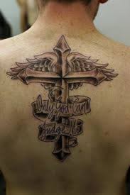 A jesus cross tattoo can also be combined with other symbols such as passion flowers, drops of blood, or a halo to represent christ's crucifixion, suffering, and holy resurrection. Cross Tattoos Angel Tattoos And Religious Tattoos Cross Choices And Symbolic Meanings Hubpages