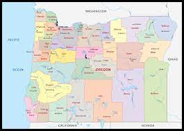 Oregon State Map With Cities Oregon Maps & Facts - World Atlas