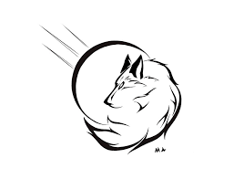 Wolf Tattoo By Mikhailstrobinski Deviantart Com On Deviantart Wolf And Moon Tattoo Wolf Tattoos Simple Wolf Tattoo