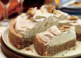 Walnut Torte With Coffee Whipped Cream Recipe Bon Appetit Cream Recipes Coffee Whipped Cream Recipe Coffee And Walnut Cake