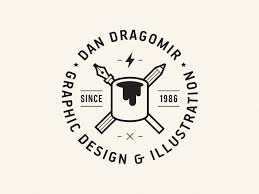 Dan Dragomir Personal Identity Personal Identity Identity Design Logo Screen Printing Logo