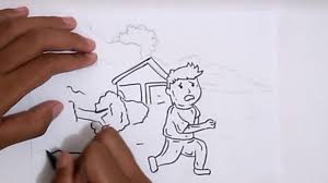 Dengan mneggunakan sketsa, maka anda akan. Tutorial Menggambar Poster Tanah Longsor I Seri Bencana Alam Youtube