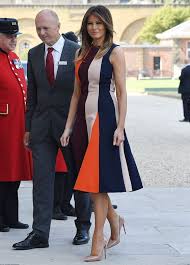 Flotus In England Trump Fashion Milania Trump Style Victoria Beckham Dress