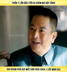 Thần Y lần đầu tiên đi khám mà gặp cảnh khi khám phải bịt mắt còn phải cách  1 lớp màn che