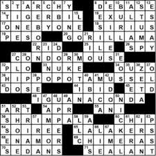 Thursday July 11 2019 Diary Of A Crossword Fiend