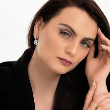 Bájos lógó fülbevaló 2 az 1-ben Rolling Hearts JUBE03351JWRHT/U