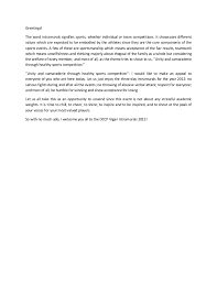 Powerful speech opening lines set the tone and mood of your speech. Welcome Speech
