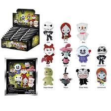Tim burton's the nightmare before christmas: Nightmare Before Christmas Plush Key Chain Random 4 Pack