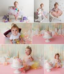 Use these smash cake ideas to make your baby's first birthday a smash hit. Jemma S First Birthday Session Magical Unicorn Cake Smash Washington St Louis Mo Cake Smash Baby Photographer Photogenics On Location Blog