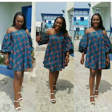 Top Ten Latest And Super Stylish Ankara Short Flare Gown For Ladies Latest African Fashion Dresses Short African Dresses African Print Fashion Dresses