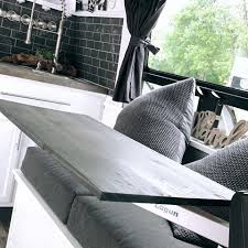 From Vananahammock Yep That S The Kitchen And Our Bedroom Vanconversion Campervan Camper Camperlife Camperv Tiny House Camper Van Living Tiny Spaces