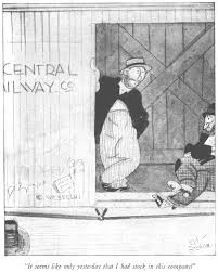 The inexperienced, vulnerable, small stockholder, wearing only a tear and a. The Great Depression In Cartoons Part 1 The Stock Market Crash Ruination Despair Archelaus Cards
