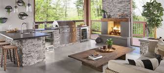 stunning stone outdoor kitchen designs