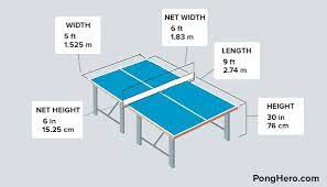 It was only from the summer olympics of 2000 that the standard ball size was made to 40 millimeters. Ping Pong Table Dimensions Wild Country Fine Arts