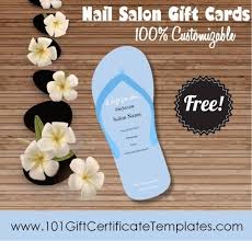 Free gift certificate templates for business or personal use. Nail Salon Gift Certificates Free Nail Salon Gift Certificates Customize Online