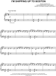 I'm shipping up to boston. Dropkick Murphys Sheet Music To Download And Print
