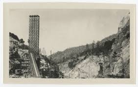 The dam forms o'shaughnessy reservoir, which is a major source of drinking water for the city of this article is about the dam near columbus, ohio. O Shaughnessy Dam Construction In Hetch Hetchy Valley Library Digital Collections Uc San Diego Library