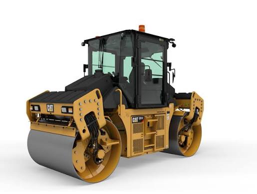 Caterpillar CD10 Split Drum Smooth Drum Roller